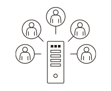 顔型のデータバンクの画像